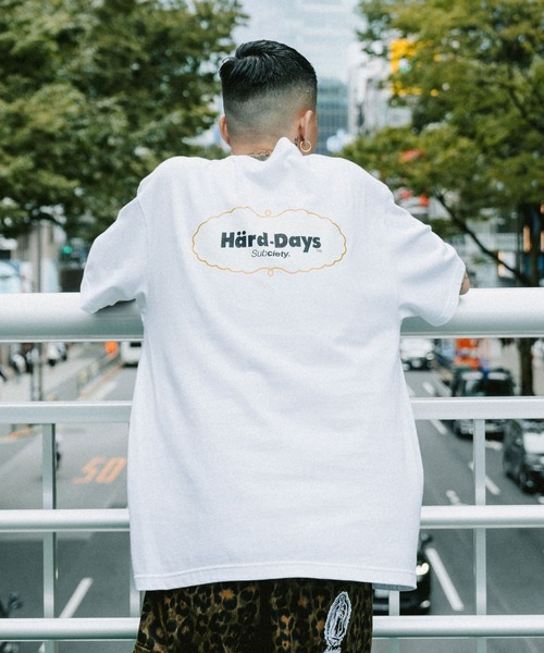 「Subciety」 半袖Tシャツ SMALL ブラック メンズ