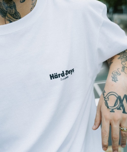 「Subciety」 半袖Tシャツ SMALL ブラック メンズ