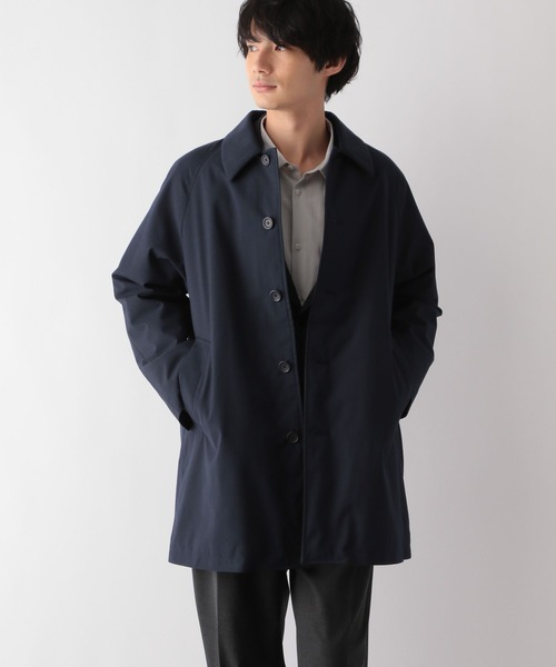 GLOBAL WORK（グローバルワーク） ステンカラーコート LARGE ネイビー