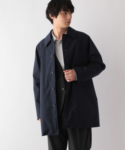 GLOBAL WORK（グローバルワーク） ステンカラーコート LARGE ネイビー