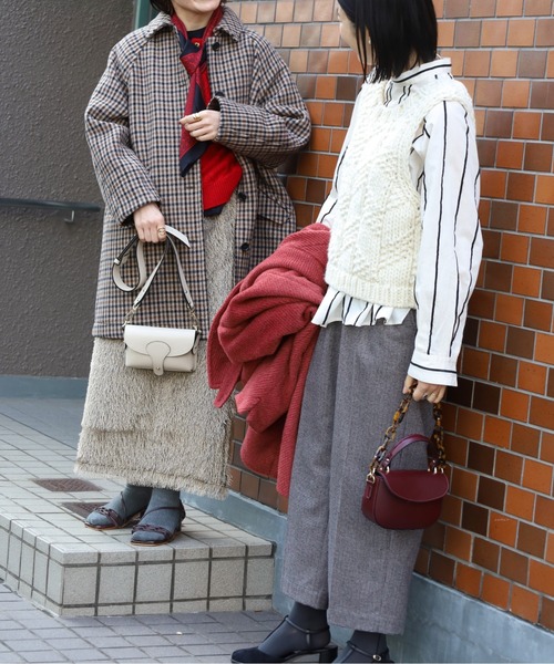 コート アウター ガンクラブダブルフェイス　ステンコート レディースの画像