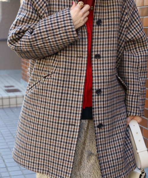 コート アウター ガンクラブダブルフェイス　ステンコート レディースの画像