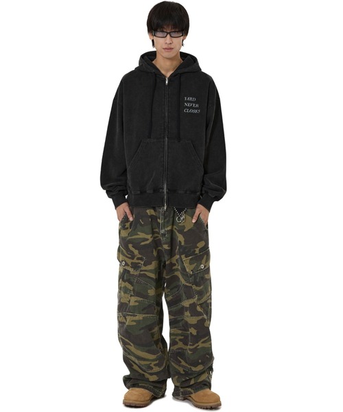 OY（オーワイ） パーカー 「OY/オーワイ」VINTAGE FADE WASHED HOODIE