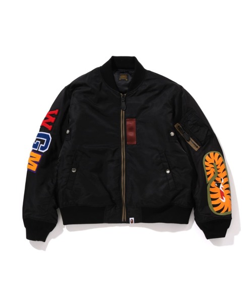 A BATHING APE（アベイシングエイプ） ma1 ma-1 SHARK MA-1 レディース