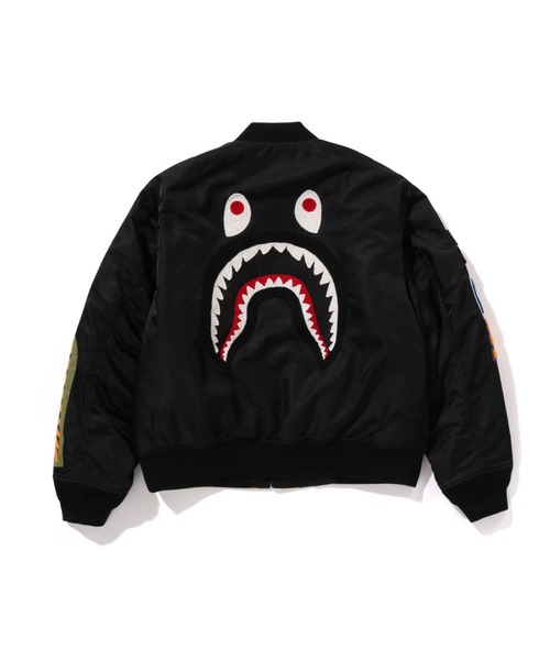 A BATHING APE（アベイシングエイプ） ma1 ma-1 SHARK MA-1 レディース