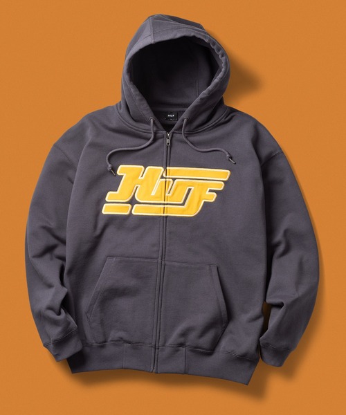 HUF パーカー EXHAUST FULL ZIP HOODIE メンズ レディース