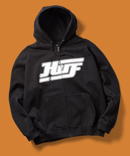 HUF パーカー EXHAUST FULL ZIP HOODIE / フード ジップ
