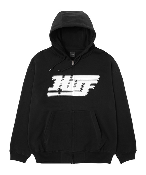 huf フルジップパーカー Sサイズ HUF パーカー EXHAUST FULL ZIP HOODIE / フード ジップ