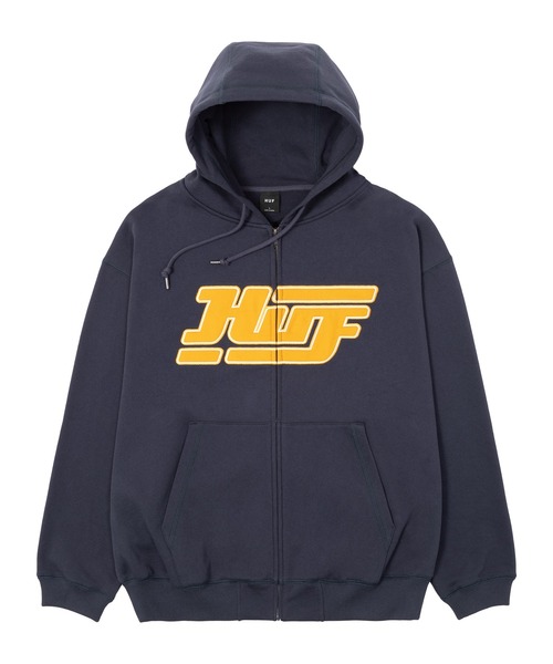 huf フルジップパーカー Sサイズ HUF パーカー EXHAUST FULL ZIP HOODIE / フード ジップ