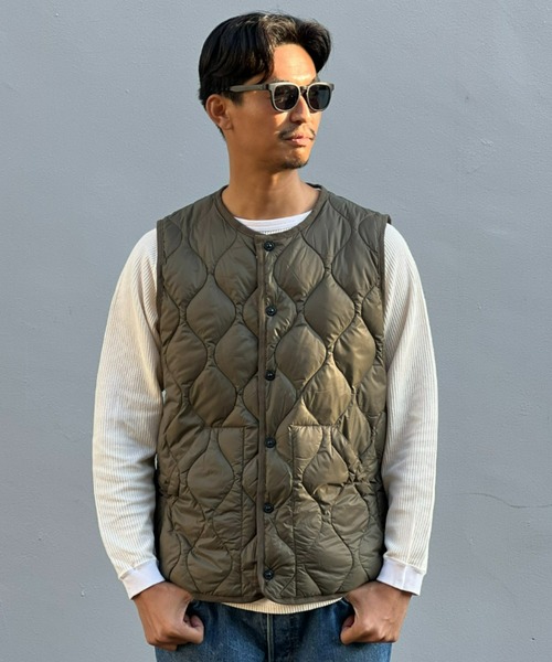 TAION（タイオン） ダウンベスト ベスト 「TAION」MILITARY CREW NECK