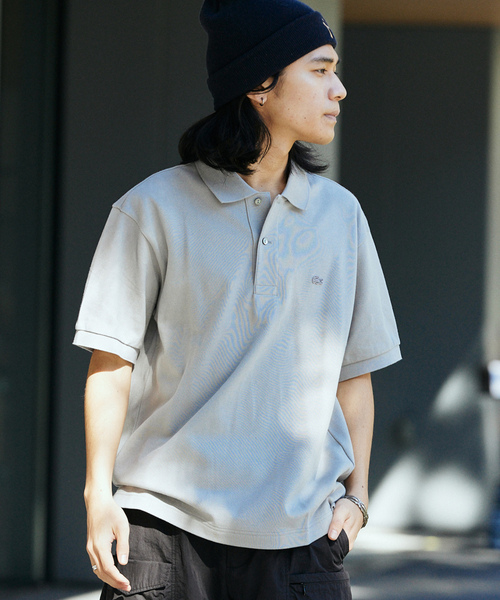 80s　Lacoste 半袖ポロシャツ サイズ3 LACOSTE（ラコステ） 半袖ポロシャツ 3 グレー メンズ : ZOZOTOWN