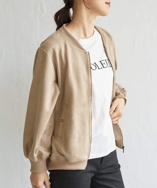 ikka（イッカ） ブルゾン アウター 「雑誌InRed11月号掲載」フェイク