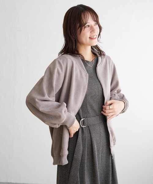 ikka（イッカ） ブルゾン アウター 「雑誌InRed11月号掲載」フェイク