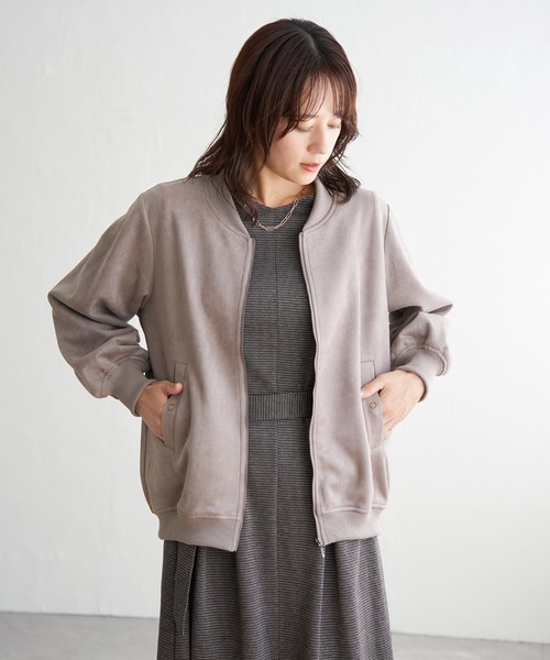 ikka（イッカ） ブルゾン アウター 「雑誌InRed11月号掲載」フェイク