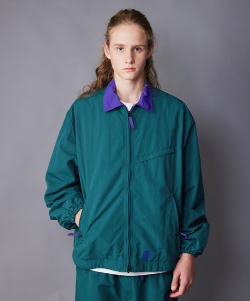 rehacer（レアセル） ナイロンジャケット : × STARTER Track Zip
