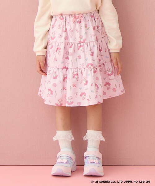 sanrio（サンリオ） スカート 「マイメロディ＆クロミ×ANY KIDS」総柄