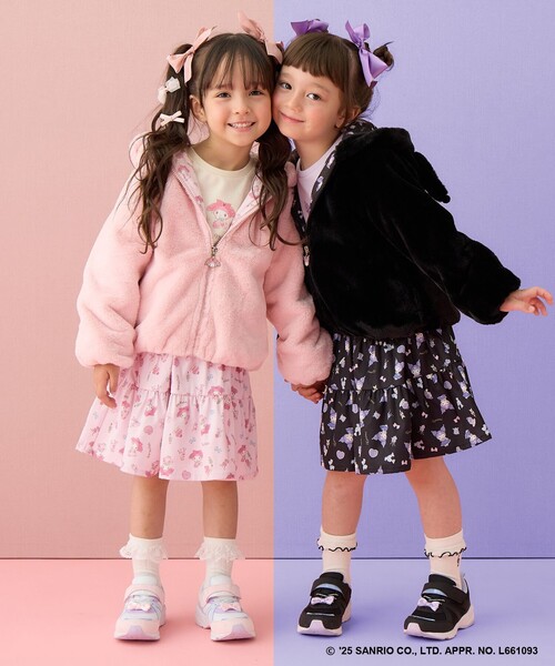 sanrio（サンリオ） スカート 「マイメロディ＆クロミ×ANY KIDS」総柄