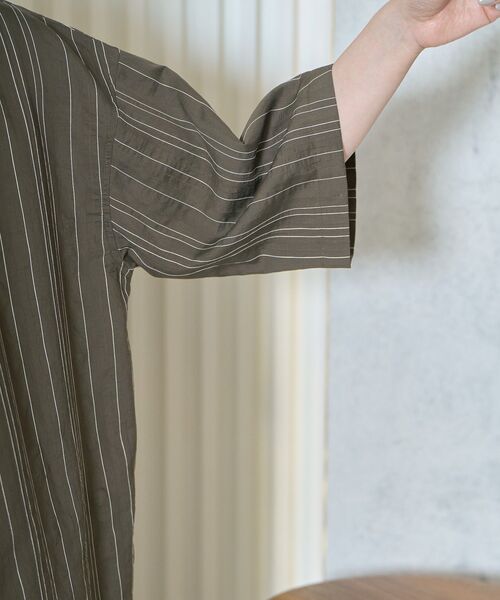 「AMERICAN HOLIC」 半袖ブラウス FREE グレー レディース_画像8