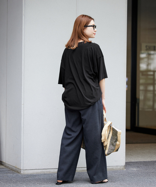 「FRAMeWORK」 半袖Tシャツ FREE ブラック レディース_4