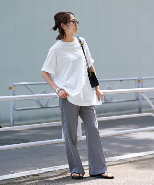 「FRAMeWORK」 半袖Tシャツ FREE ブラック レディース_8