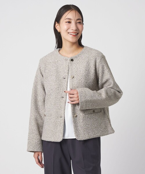 A DAY IN THE LIFE ジャケット ノーカラージャケット カールメルトン