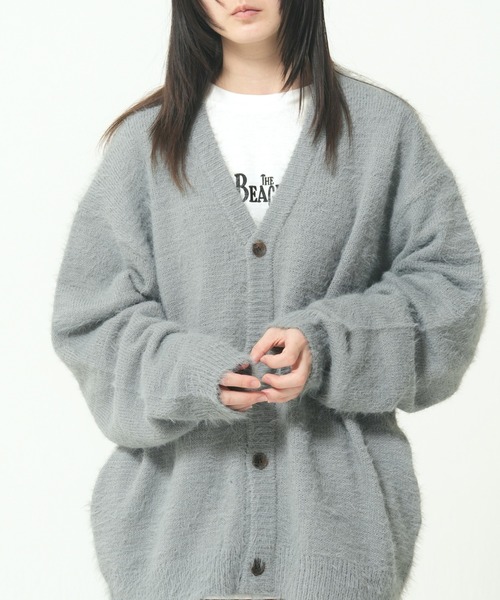 ROUGH TRADE セーター ニット シャギーニッカーディガン(M1) メンズ 