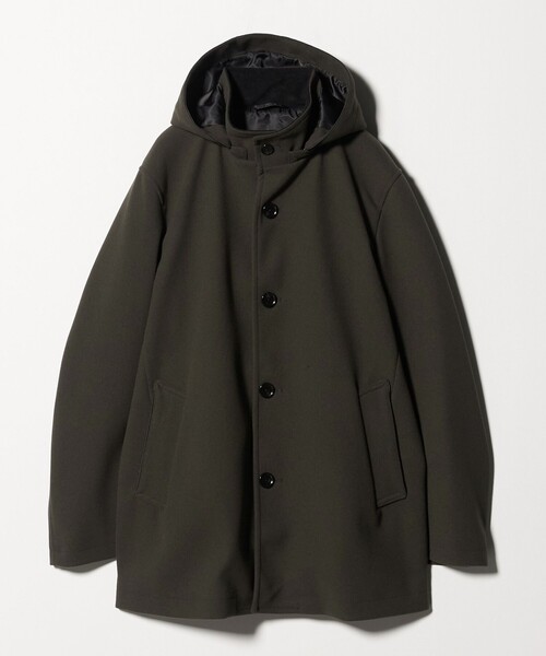 A DAY IN THE LIFE コート ジャケット ニットメルトン フードコート