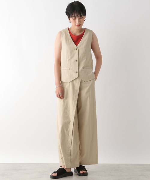 「LEPSIM」 パンツ FREE アイボリー レディース_画像5