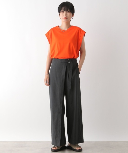 「LEPSIM」 パンツ FREE アイボリー レディース_画像9