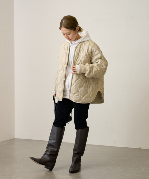 新品未使用 archivio キルティングブルゾン 36 FRAMeWORK（フレームワーク） キルティングブルゾン 36 ベージュ