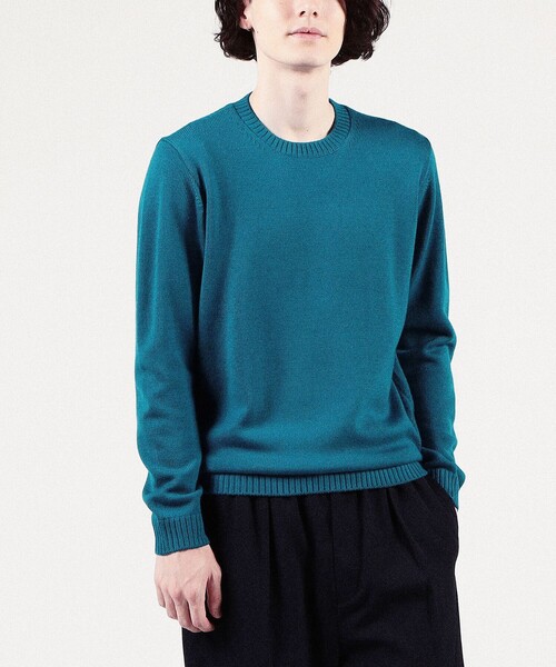 「TOMORROWLAND」 長袖ニット X-SMALL イエロー メンズ_画像8