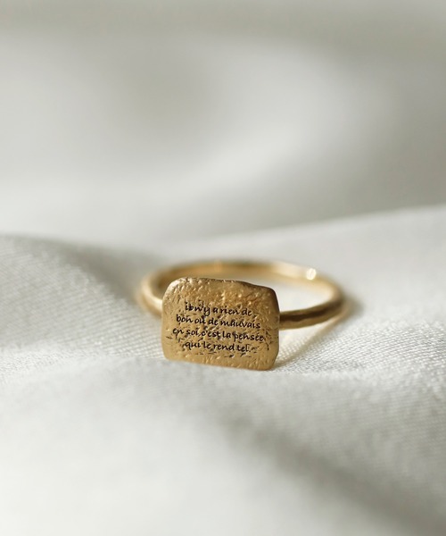 SIENA ROSE（シエナロゼ） リング 5号 イエローゴールド レディース