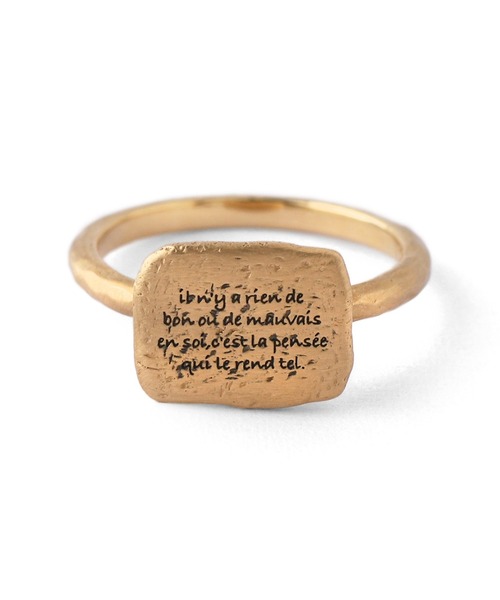 SIENA ROSE（シエナロゼ） リング 5号 イエローゴールド レディース