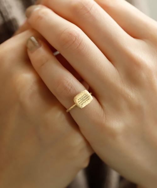 SIENA ROSE（シエナロゼ） リング 5号 イエローゴールド レディース