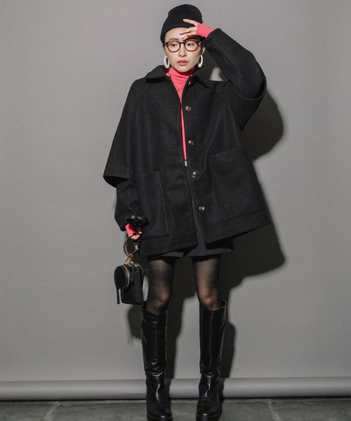 「miniyu」 ジャケット MEDIUM ライトベージュ レディース_画像2