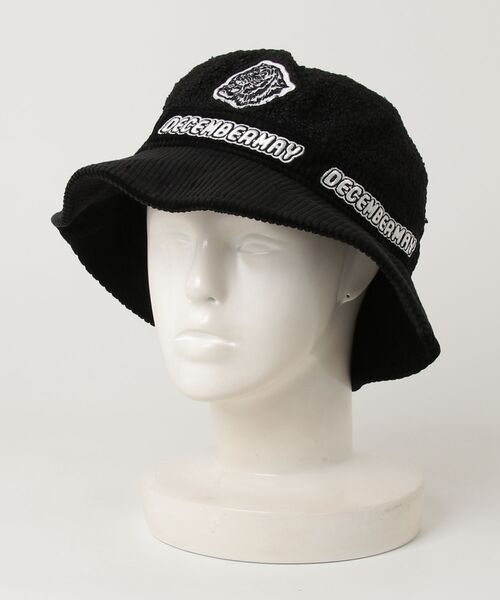 DECEMBERMAY（ディセンバーメイ） 帽子 ハット Fluffy Boa bucket hat