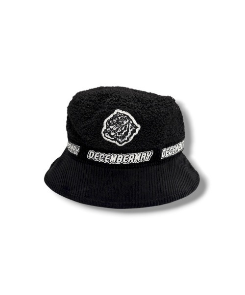 DECEMBERMAY（ディセンバーメイ） 帽子 ハット Fluffy Boa bucket hat