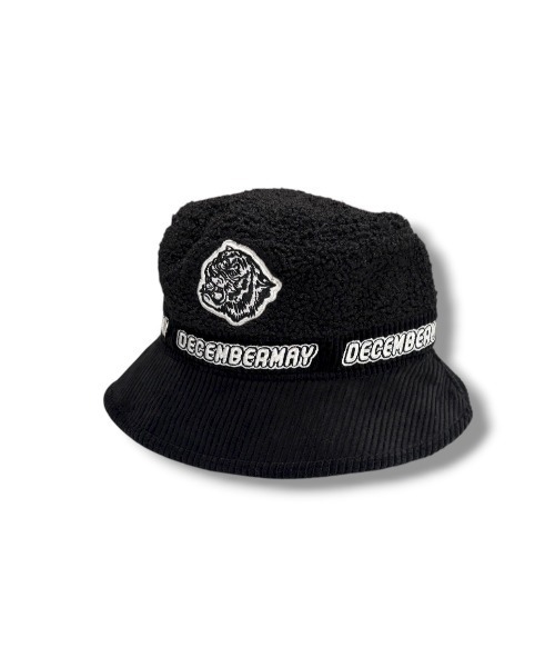 DECEMBERMAY（ディセンバーメイ） 帽子 ハット Fluffy Boa bucket hat