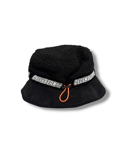 DECEMBERMAY（ディセンバーメイ） 帽子 ハット Fluffy Boa bucket hat