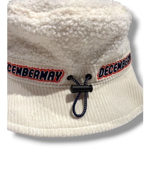 DECEMBERMAY（ディセンバーメイ） 帽子 ハット Fluffy Boa bucket hat