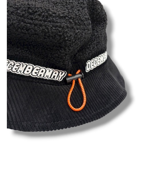 DECEMBERMAY（ディセンバーメイ） 帽子 ハット Fluffy Boa bucket hat