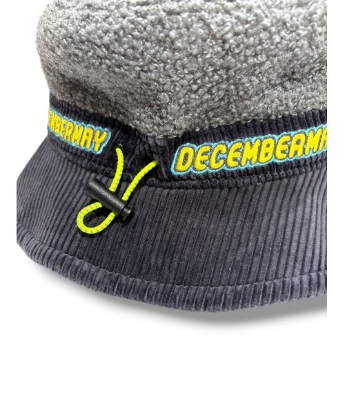 DECEMBERMAY（ディセンバーメイ） 帽子 ハット Fluffy Boa bucket hat