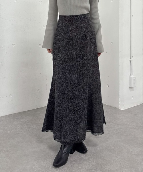 archives（アルシーヴ） スカート ツイードマーメイドスカート