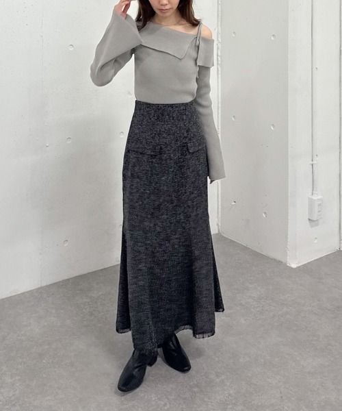 archives（アルシーヴ） スカート ツイードマーメイドスカート