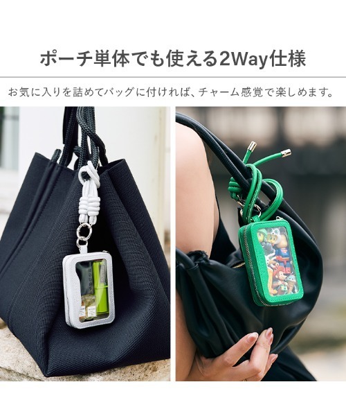 UNiCASE（ユニケース） MagSafe対応 Mag Peek Pouch クリア窓付き