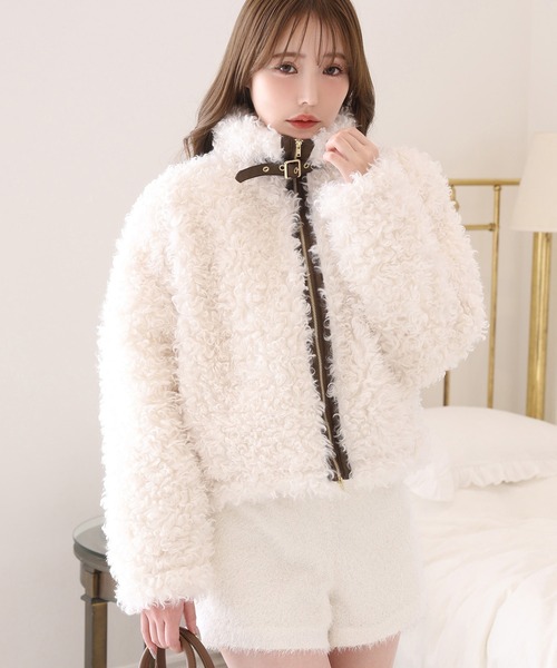 one after another NICE CLAUP コート アウター プードルショート