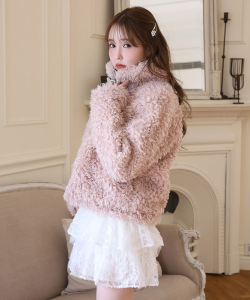 one after another NICE CLAUP コート アウター プードルショート