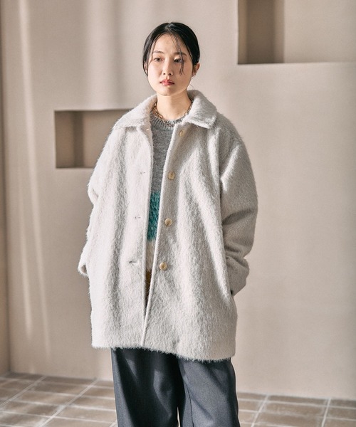 LEPSIM（レプシィム） コート アウター シャギーミドルコート 612813