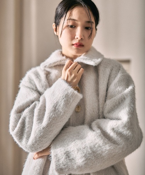 LEPSIM（レプシィム） コート アウター シャギーミドルコート 612813