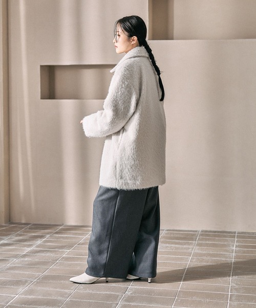 LEPSIM（レプシィム） コート アウター シャギーミドルコート 612813